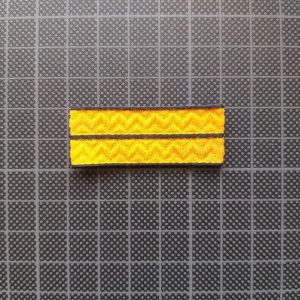 Gradabzeichen Ord. 1949 Doppelbalken gestickt