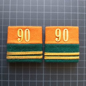 Schulterpatten Ord. 1949 (15) Oberleutnant Set Bat 90