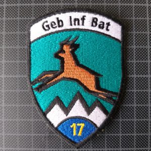 Verbandsabzeichen Geb Inf Bat 17 Kp 4
