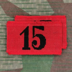 Achselschlaufen Positionsartillerie Kp 15, Set