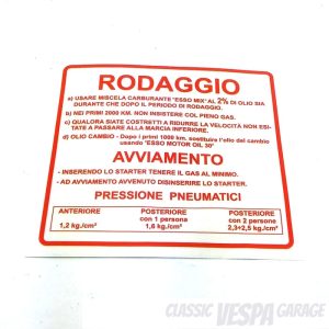 Aufkleber Einfahrhinweis