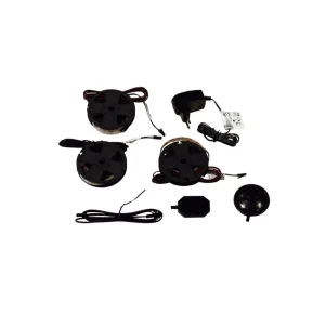 set one by Musterring York 3er Set LED-Holzbodenbeleuchtung Type 202K und 222W
